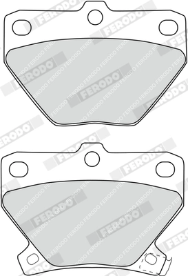 Brake Pad Set, disc brake PREMIER ECO FRICTION FDB1395