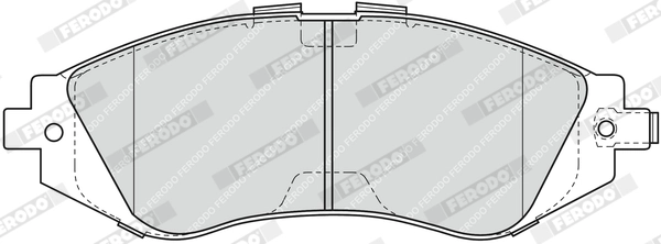 Brake Pad Set, disc brake PREMIER ECO FRICTION FDB1369