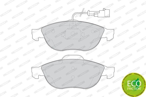 Brake Pad Set, disc brake PREMIER ECO FRICTION FDB1134