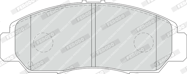 Brake Pad Set, disc brake PREMIER ECO FRICTION FDB1669