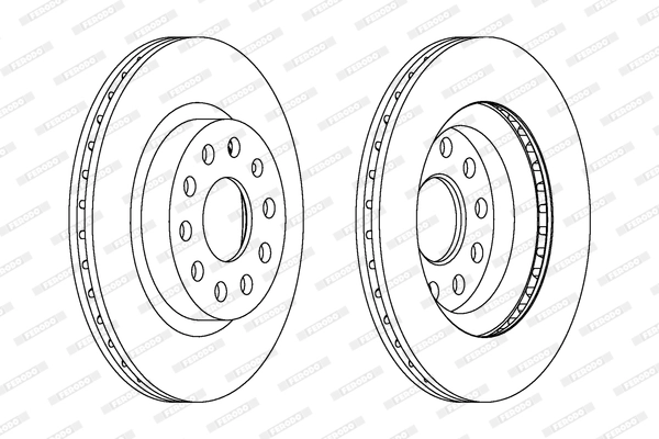 Brake Disc PREMIER Coat+ disc DDF1223C