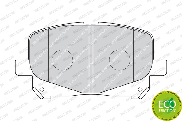FERODO FDB1752 Brake Pad Set, disc brake