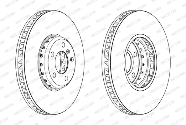 Brake Disc PREMIER DDF2043RVC-1