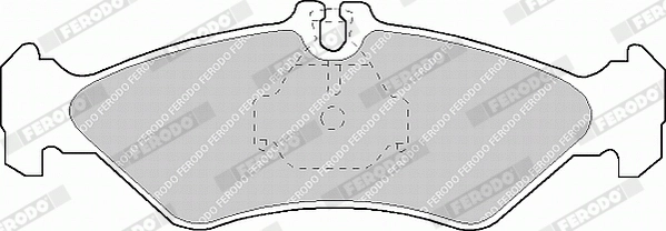Brake Pad Set, disc brake PREMIER ECO FRICTION FVR1039