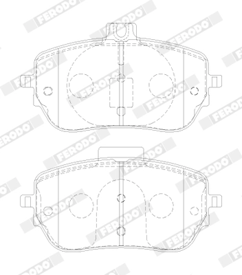 Brake Pad Set, disc brake PREMIER ECO FRICTION FDB5180