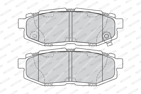 FERODO FDB4187 Brake Pad Set, disc brake
