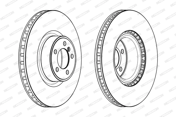 FERODO DDF2086C-1 Brake Disc