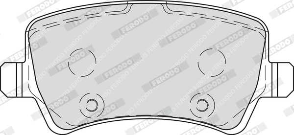 Brake Pad Set, disc brake PREMIER FDB4237