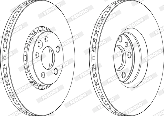 Brake Disc PREMIER Coat+ disc DDF1801C-1