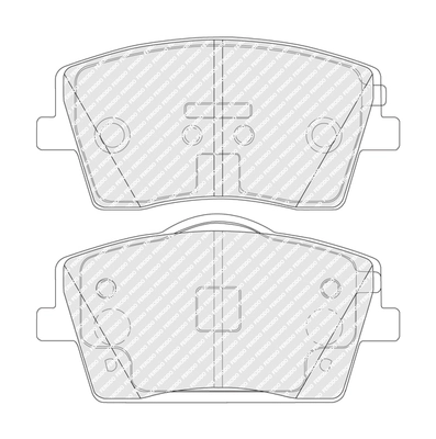 Brake Pad Set, disc brake PREMIER ECO FRICTION FDB5277
