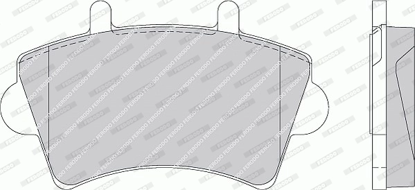 Brake Pad Set, disc brake PREMIER ECO FRICTION FVR1452