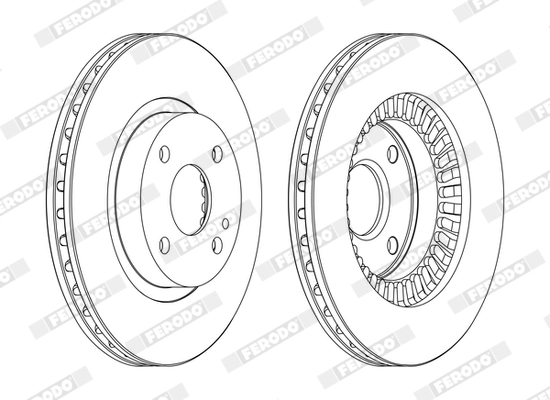 FERODO DDF1105C Brake Disc