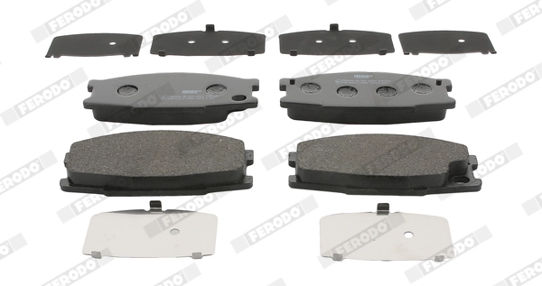 Brake Pad Set, disc brake PREMIER ECO FRICTION FVR1701