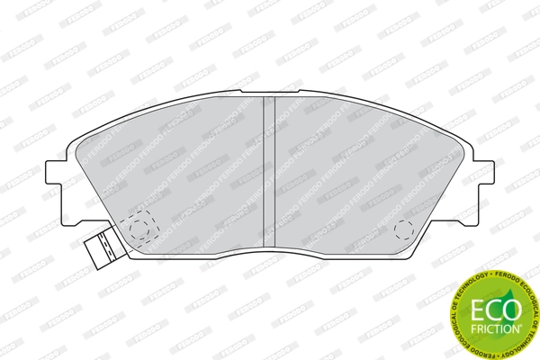 Brake Pad Set, disc brake PREMIER ECO FRICTION FDB598