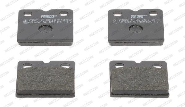 Brake Pad Set, disc brake PREMIER ECO FRICTION FDB1983