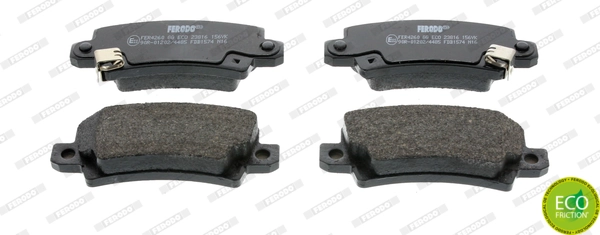 Brake Pad Set, disc brake PREMIER ECO FRICTION FDB1574