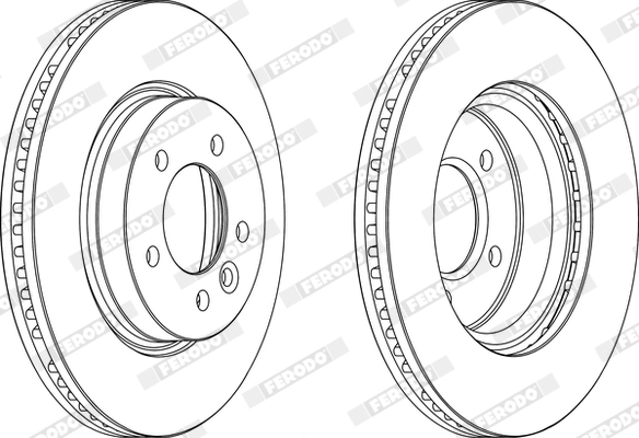 Brake Disc PREMIER DDF1430C-1