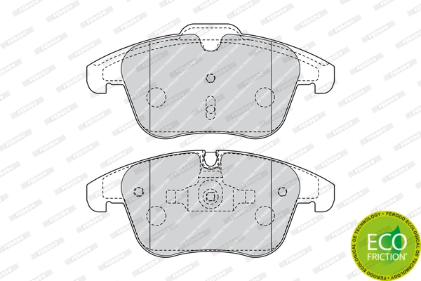 Brake Pad Set, disc brake PREMIER ECO FRICTION FDB4498
