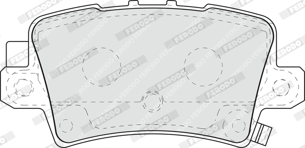 Brake Pad Set, disc brake PREMIER ECO FRICTION FDB1862