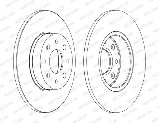 Brake Disc PREMIER DDF1741C