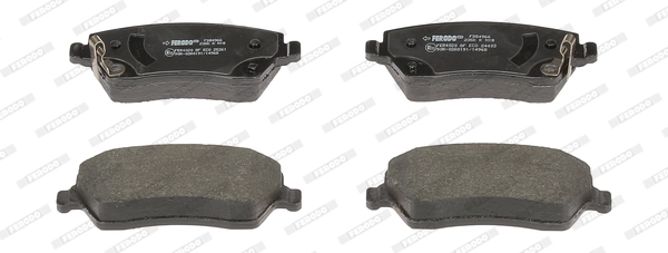 Brake Pad Set, disc brake PREMIER ECO FRICTION FDB4966
