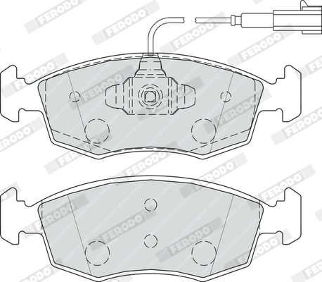 Brake Pad Set, disc brake PREMIER ECO FRICTION FDB4353