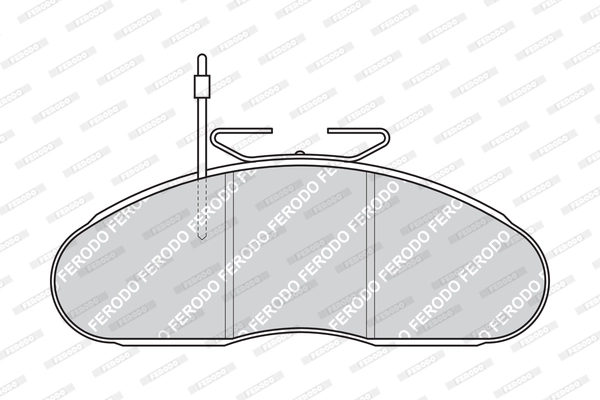 Brake Pad Set, disc brake PREMIER FVR792