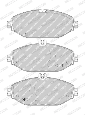 Brake Pad Set, disc brake FUSE+ Technology FDB4921