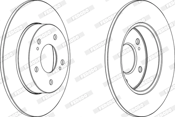FERODO DDF1110 Brake Disc
