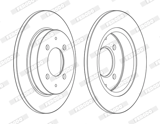 Brake Disc PREMIER Coat+ disc DDF1622C