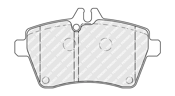 Brake Pad Set, disc brake PREMIER FDB1593