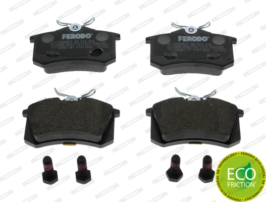 Brake Pad Set, disc brake PREMIER ECO FRICTION FDB1083