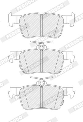 FERODO FDB5478 Brake Pad Set, disc brake