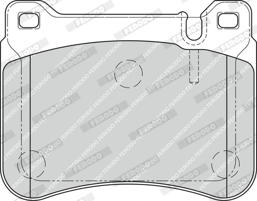 Brake Pad Set, disc brake PREMIER ECO FRICTION FDB1907