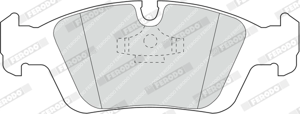 Brake Pad Set, disc brake PREMIER ECO FRICTION FDB725
