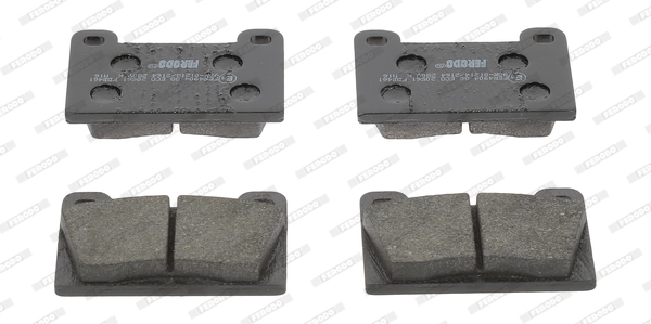 Brake Pad Set, disc brake PREMIER ECO FRICTION FDB461