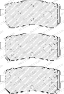 Brake Pad Set, disc brake PREMIER ECO FRICTION FDB5066