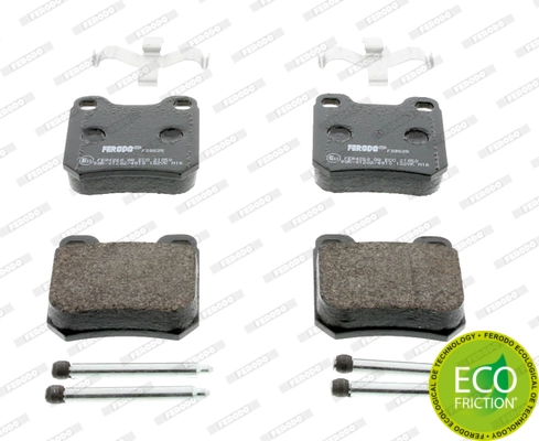 Brake Pad Set, disc brake PREMIER ECO FRICTION FDB525