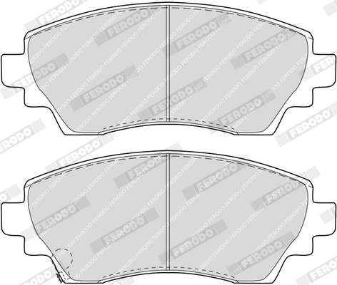 Brake Pad Set, disc brake PREMIER ECO FRICTION FDB1391