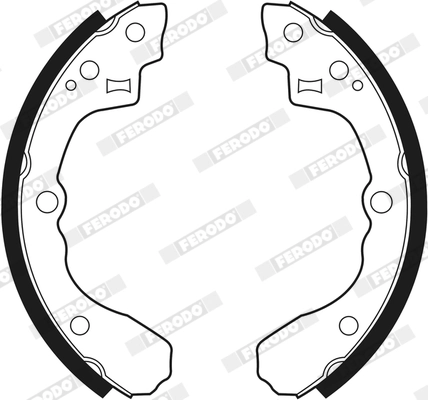 Brake Shoe Set PREMIER FSB609