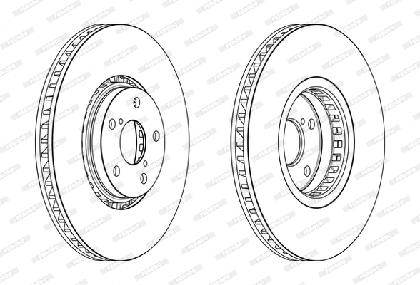FERODO DDF2498LC-1 Brake Disc