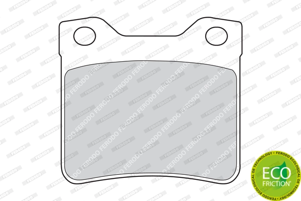 Brake Pad Set, disc brake PREMIER ECO FRICTION FDB1415