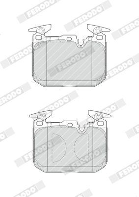 FERODO FDB4662 Brake Pad Set, disc brake