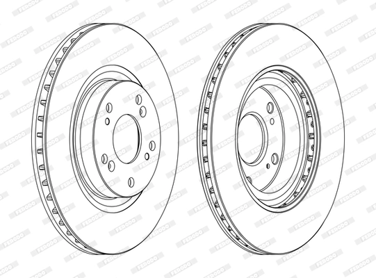 Brake Disc PREMIER DDF1596C