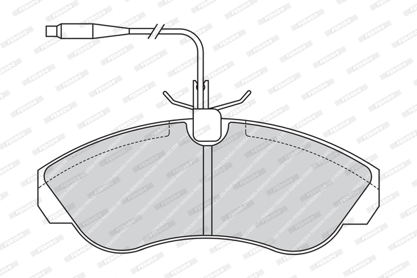 Brake Pad Set, disc brake PREMIER ECO FRICTION FVR968