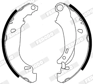 Brake Shoe Set PREMIER FSB576