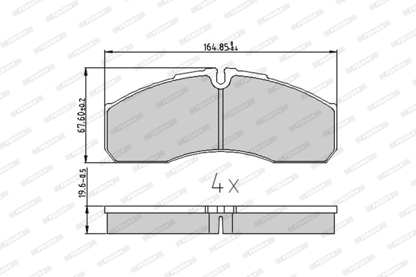 Set Pad Brek, Brek Piring PREMIER FVR1390