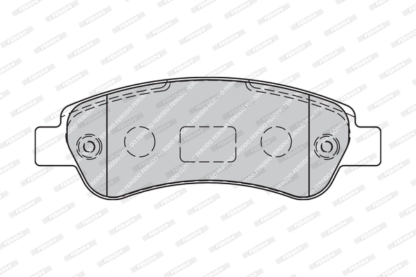 Brake Pad Set, disc brake PREMIER ECO FRICTION FVR1927