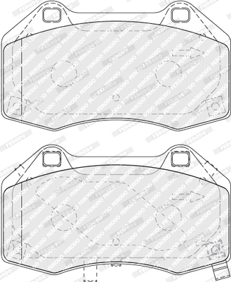 Brake Pad Set, disc brake PREMIER ECO FRICTION FDB4937