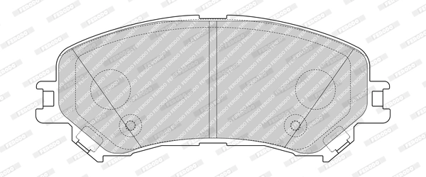 Brake Pad Set, disc brake PREMIER ECO FRICTION FDB4869